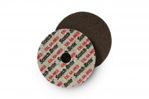 Прессованные круги Scotch-Brite XL-UW  6A med 150x6x13 материала  Scotch-Brite, скотч брайт, круги для шлифовки, для полировки, для снятия заусенцев, торцевые, шлифовка 