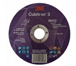 3M Cubitron 3 отрезной круг, диск, отреузка 86412 P36+ 125 на 1,6